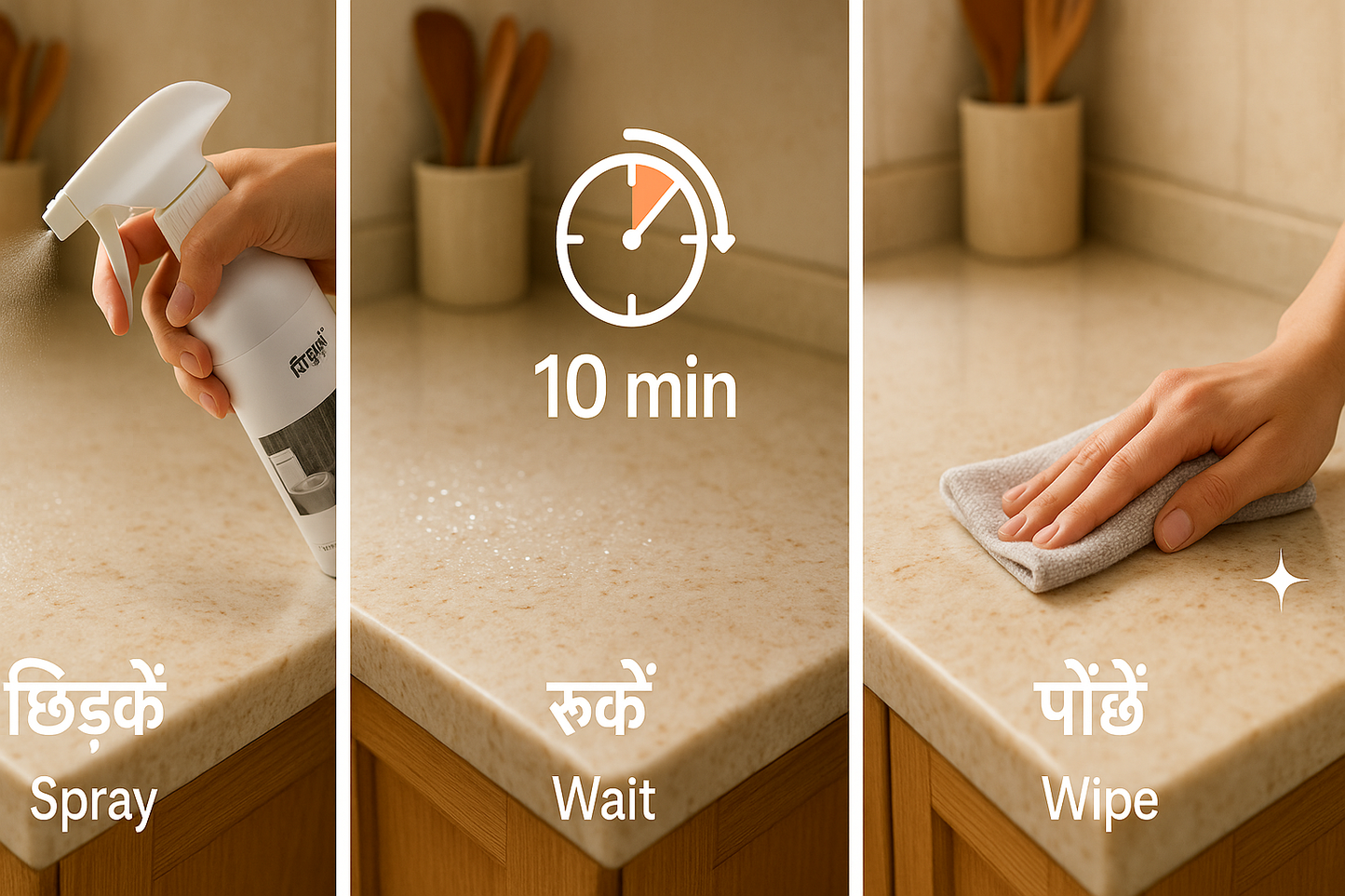 Powerful Oxalic Acid Multi-Surface Stain Remover Spray - Rust & Limescale Cleaner